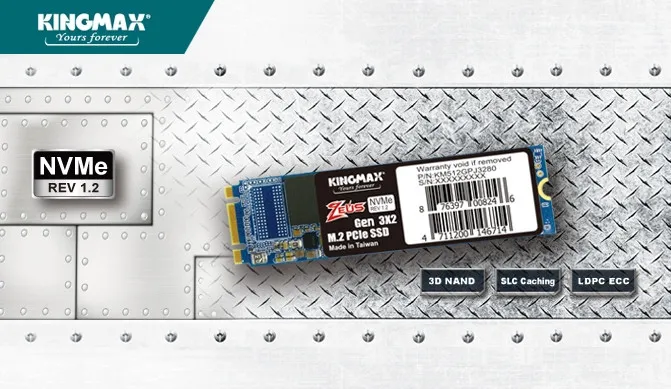 胜创推M.2 NVMe SSD PJ-3280：采用3D