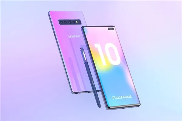 三星Galaxy Note 10渲染图被爆：打孔