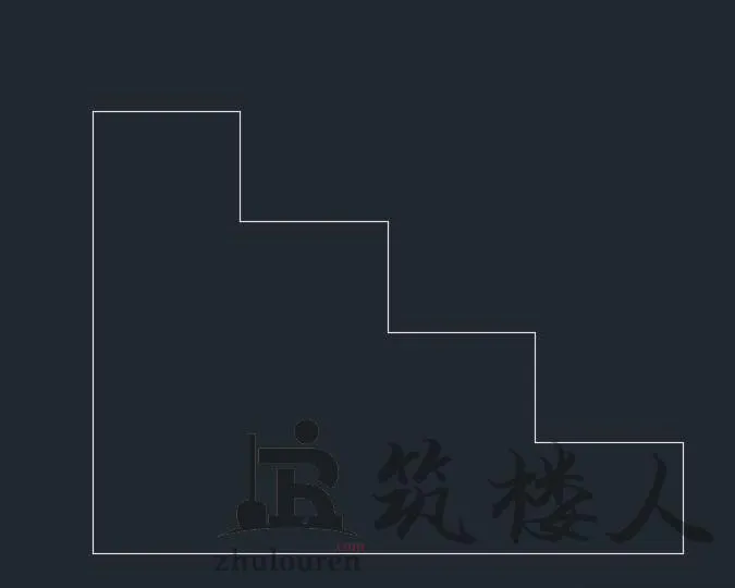 CAD中如何绘制台阶？