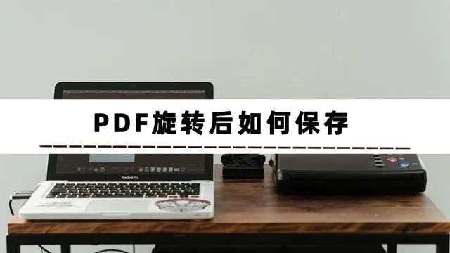 pdf怎么旋转保存 旋转pdf方向并保