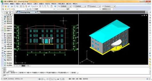 中望建筑 2017：自动创建立剖面提高