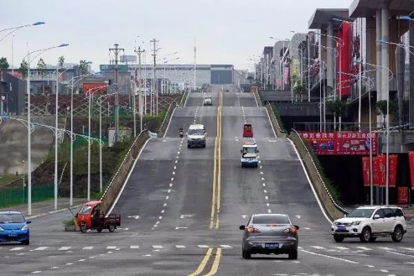 重庆现大波浪公路 重庆波浪形公路