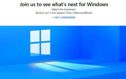 win11发布会在哪看 win11发布会时间直播入口观看地址