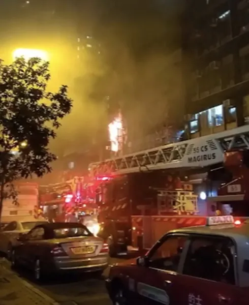 香港餐厅起火致7死现场画面曝光 香