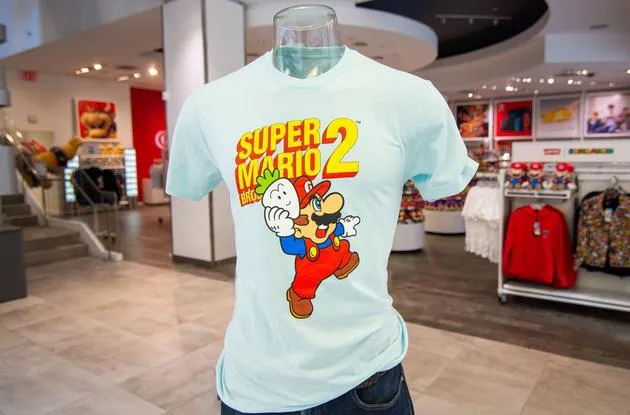 任天堂《超级马里奥》35周年纪念系列T恤上