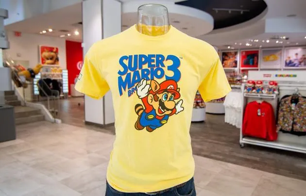 任天堂《超级马里奥》35周年纪念系列T恤上