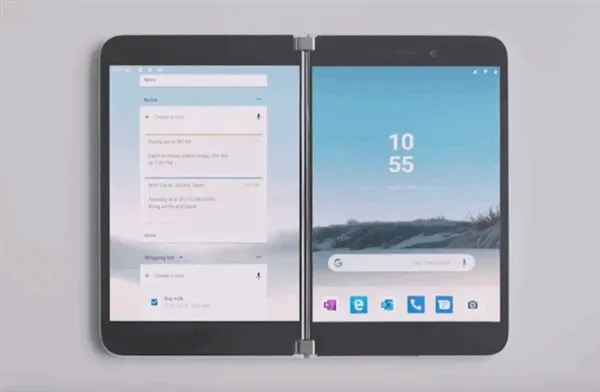 这就是微软折叠屏手机Surface Duo!采用谷歌深度定制安卓系统