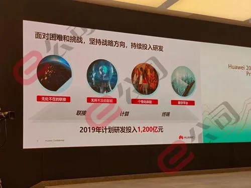 华为计划2019年研发投资1200亿？华为成长受阻，但不改前进方向投资未来？