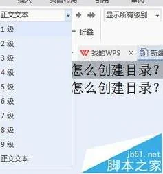 wps创建下拉目录 | 在WPS的文档里