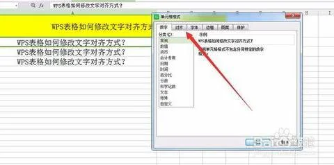 wps表格里面如何对齐字体