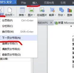 wps如何取消分节符设置