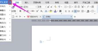 wps文字将开始菜单 | wps文字菜单