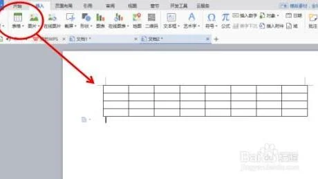 wps文字表格如何加粗一条线