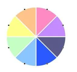 wps把圆分成两个颜色 | WPS画的圆,