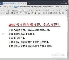 wps如何同时打开两个云文件格式