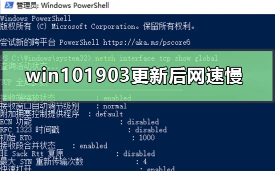 win101903更新后网速慢怎么办win101903更新后网速慢解决办法