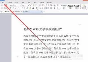 wps如何添加批注怎么不能写字