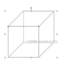 wps里如何画正方体