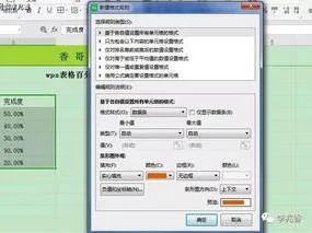 wps文章中的百分比设置 | 在wps版的表格里设置百分比的数据条
