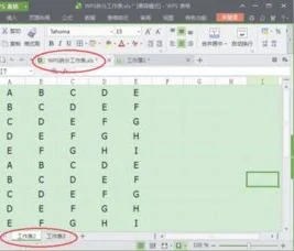 wps表格选中工作表中的内容 | wps
