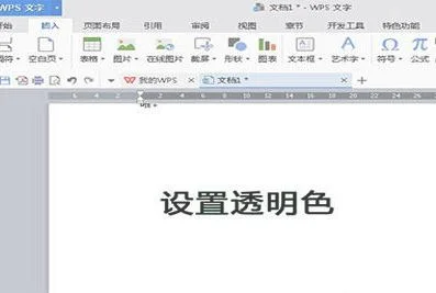 wps背景设置透明 | WPS中将插入的