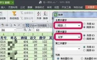 wps如何按成绩排名