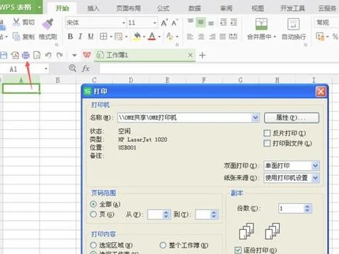 如何将wps表格打印到一页上