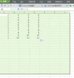 wps表格如何打印序列号