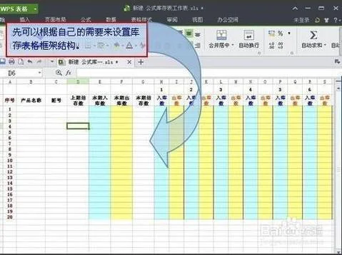 wps表格如何做安全库存