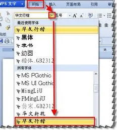 在wps如何随意调整字体