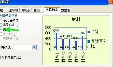 wps中如何绘制柏拉图