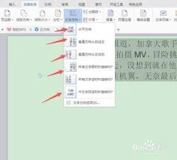 wps脑图如何更改文字方向