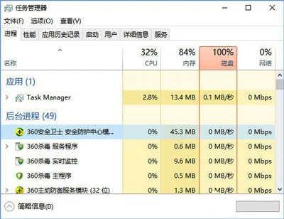 Win10任务管理器结束任务按钮不能