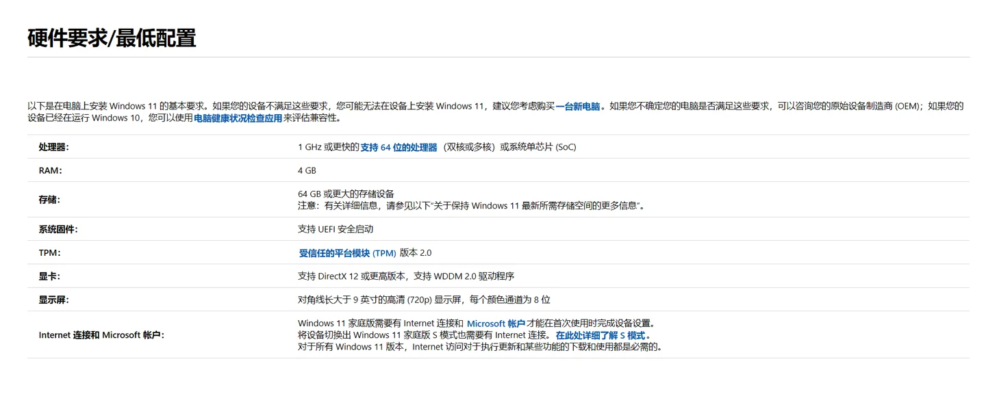 升级Win11最低配置要求是什么？ | wi