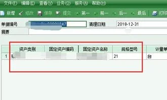 固定资产,金蝶,编号,软件