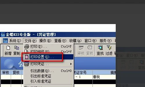 金蝶标准版套打凭证设置,金蝶标准版凭证打印设置参数,金蝶标准版怎么设置凭证打印格式A4