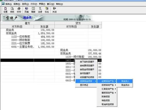 金蝶kis如何弄现金流量表