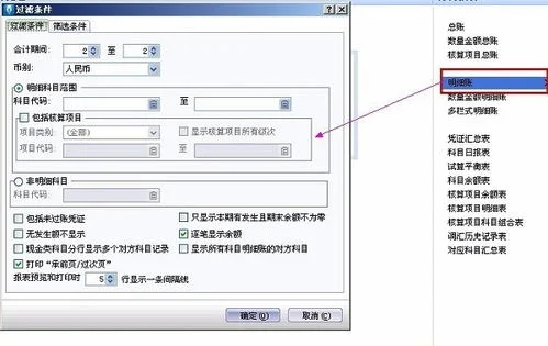 金蝶kis多栏式明细账