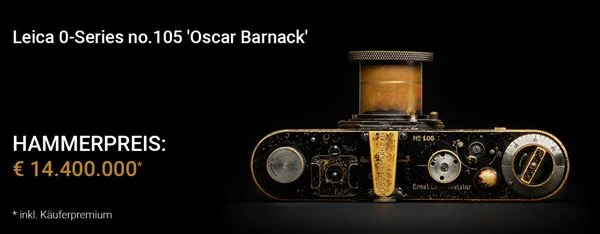 史上最贵相机！徕卡0系列原型机被拍