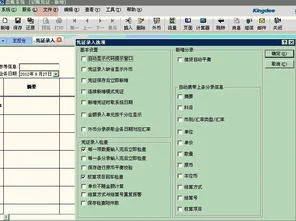 金蝶凭证录入分号