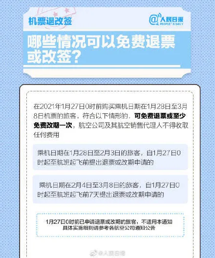 2021春运机票火车票退改签须知 2021春节机票火车票退改签最新规定