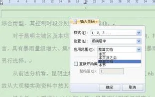 wps页眉如何不应用到全文