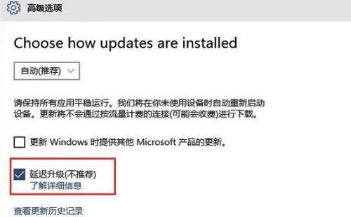 win10系统怎么设置延迟更新(win10能一直延迟更新吗)