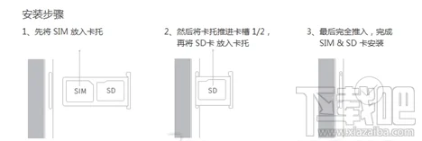 魅蓝手机sim卡安装教程