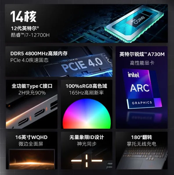 首发Intel锐炫 A730M高端显卡！机械