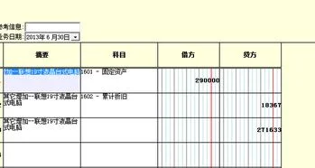 金蝶计提折旧序号