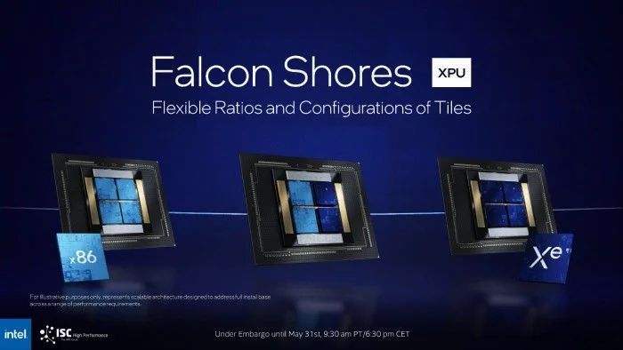 ISC 2022：英特尔披露Falcon Shores XPU芯片设计的更多配置细节