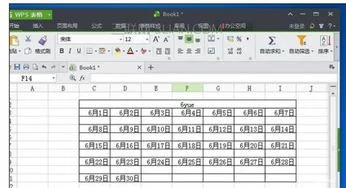 wps表格如何设置日期