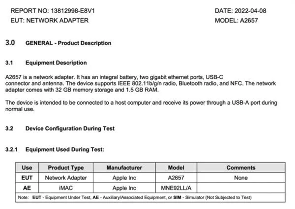 FCC意外曝光苹果神秘设备：运行iOS 1